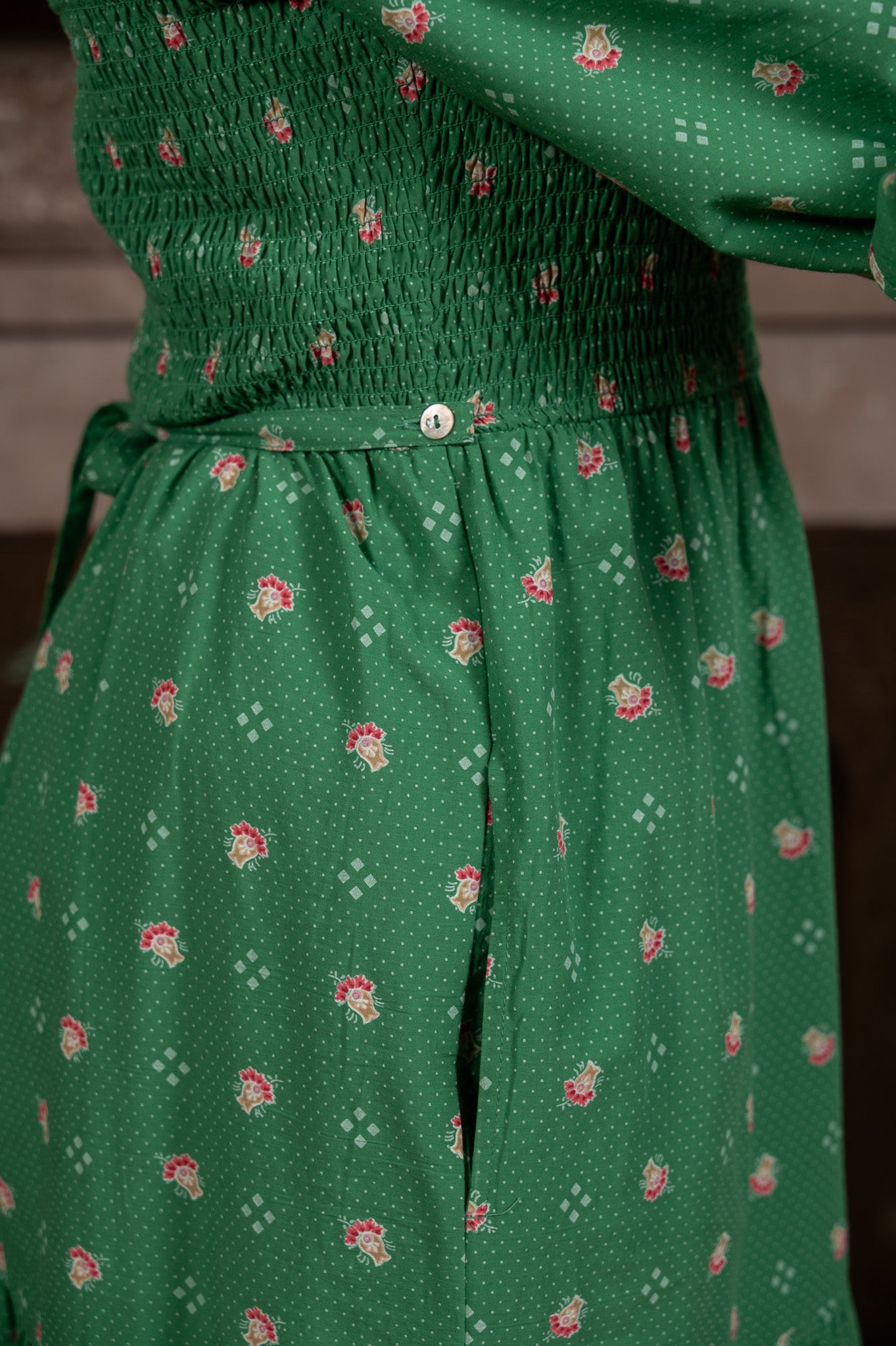 New Calais Dress in Green