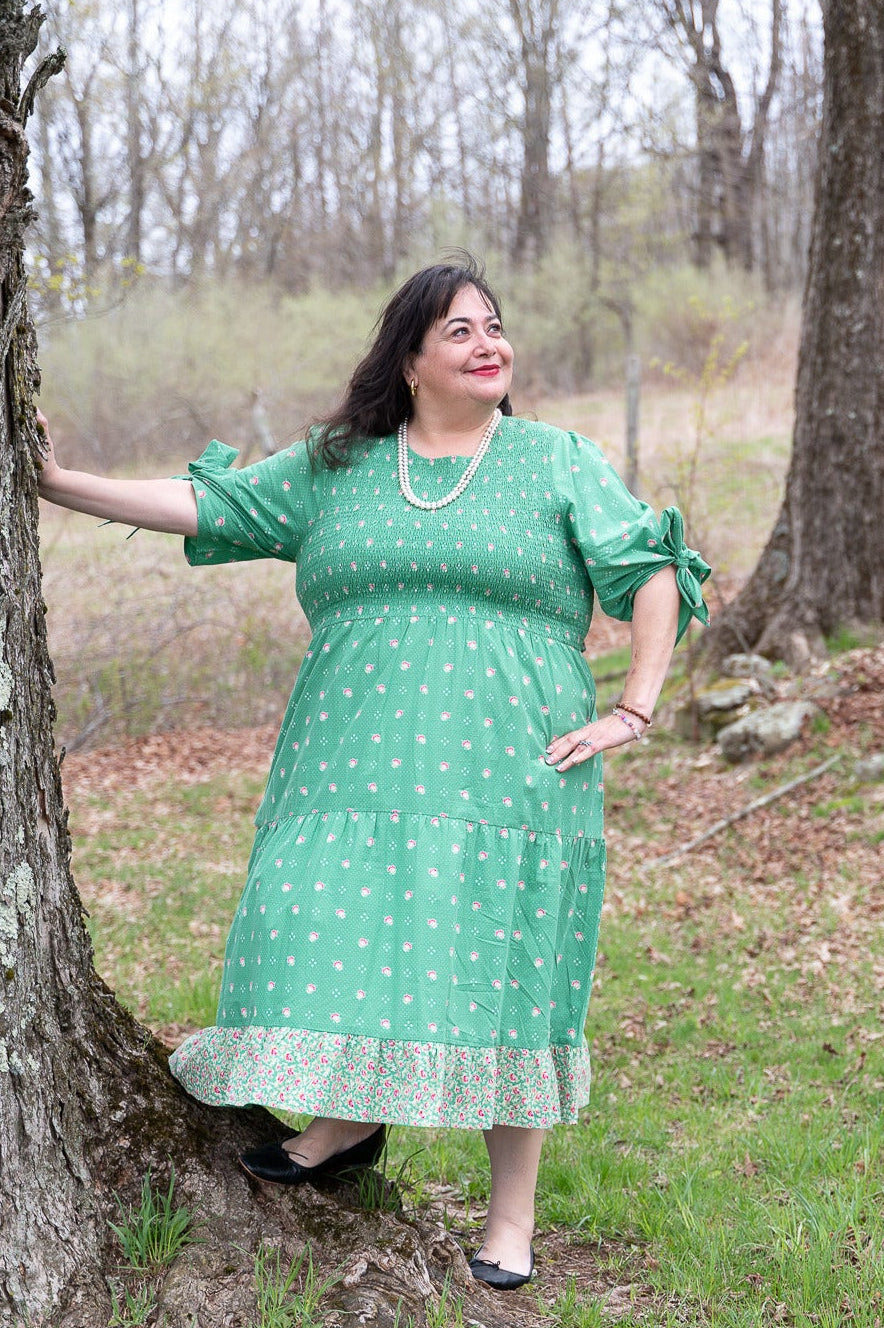 New Calais Dress in Green