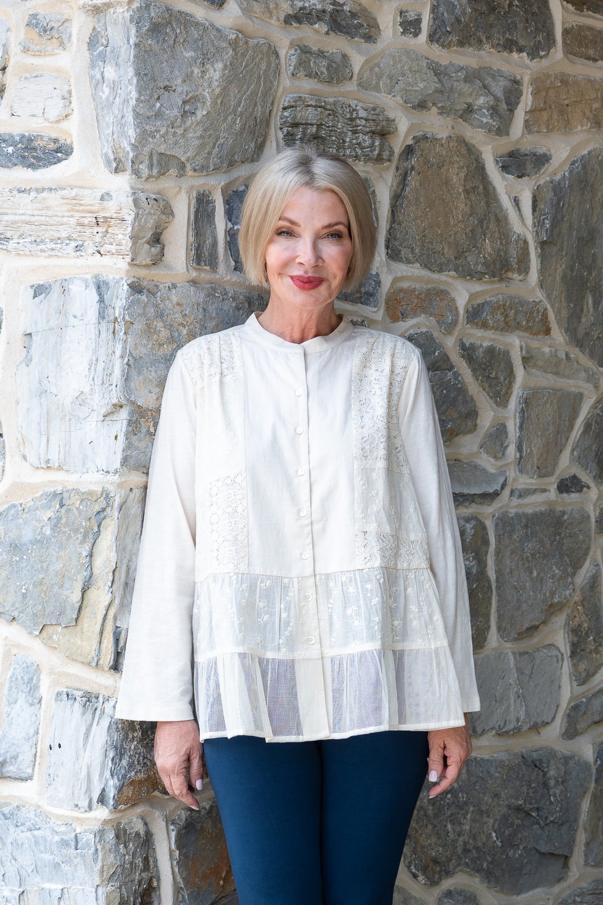Nostalgia Blouse in Ecru