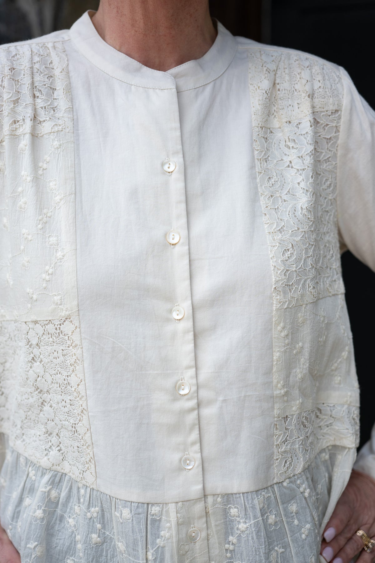 Nostalgia Blouse in Ecru