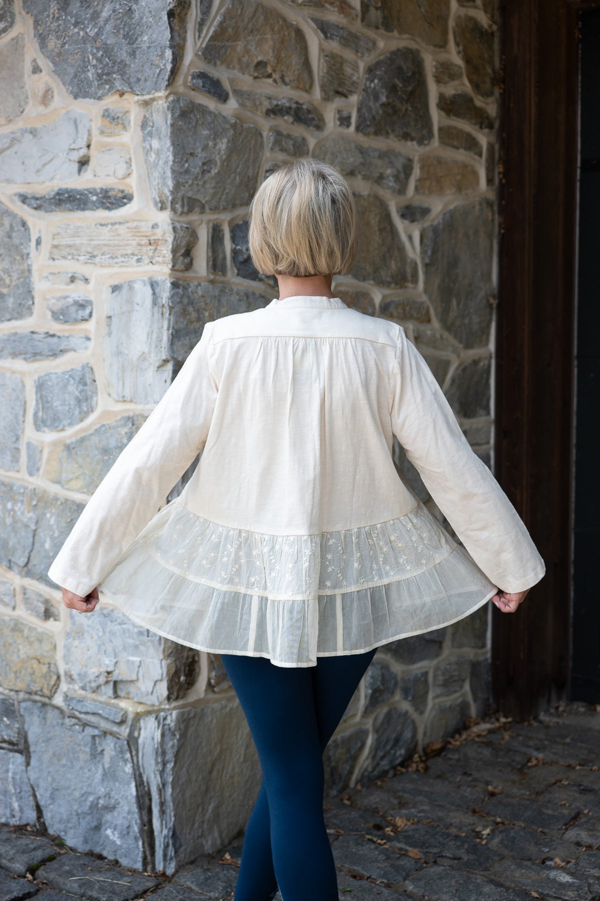Nostalgia Blouse in Ecru