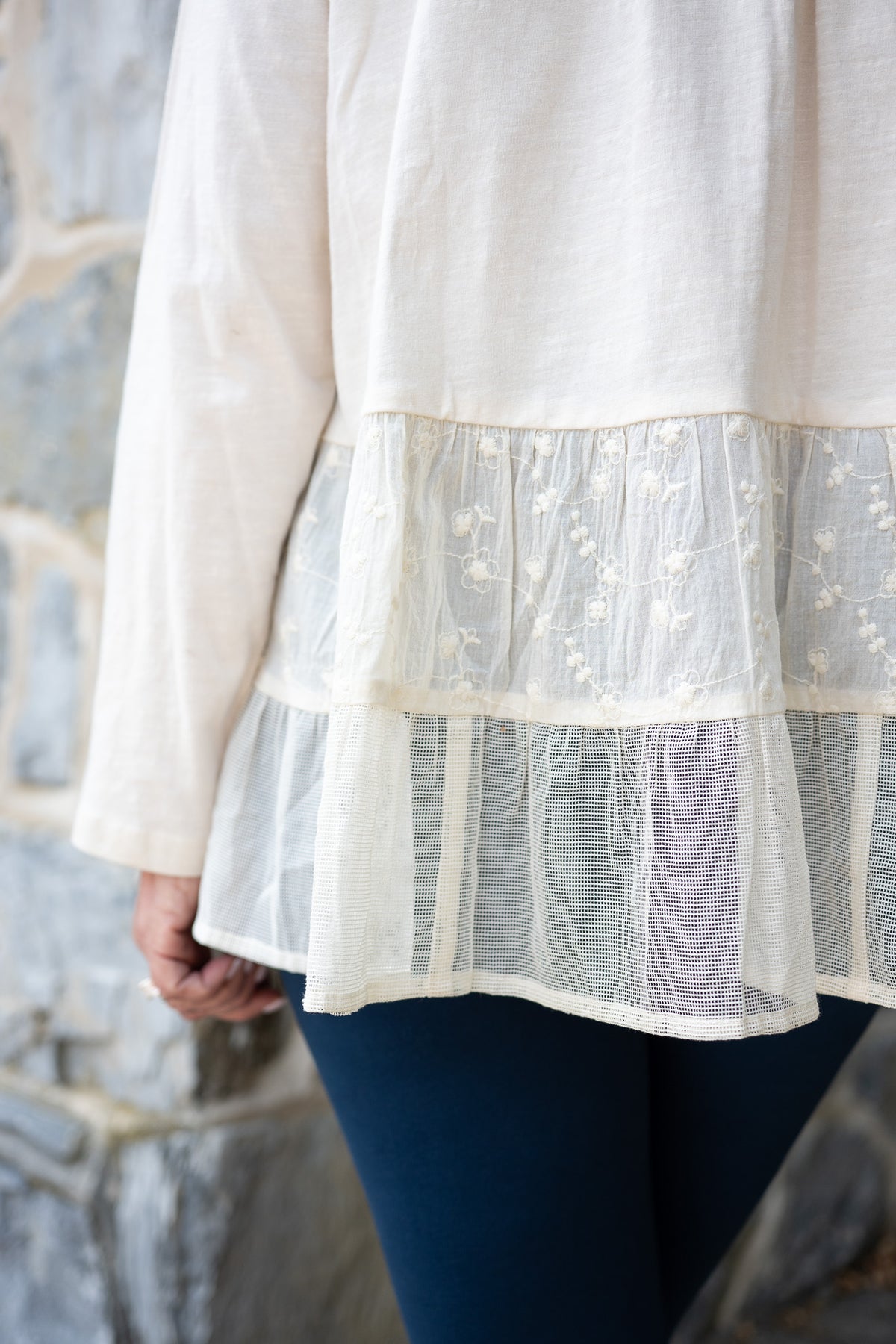 Nostalgia Blouse in Ecru