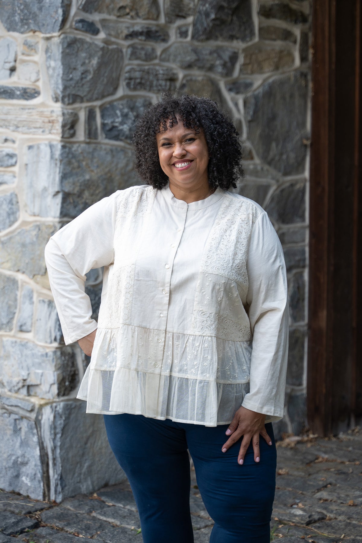 Nostalgia Blouse in Ecru
