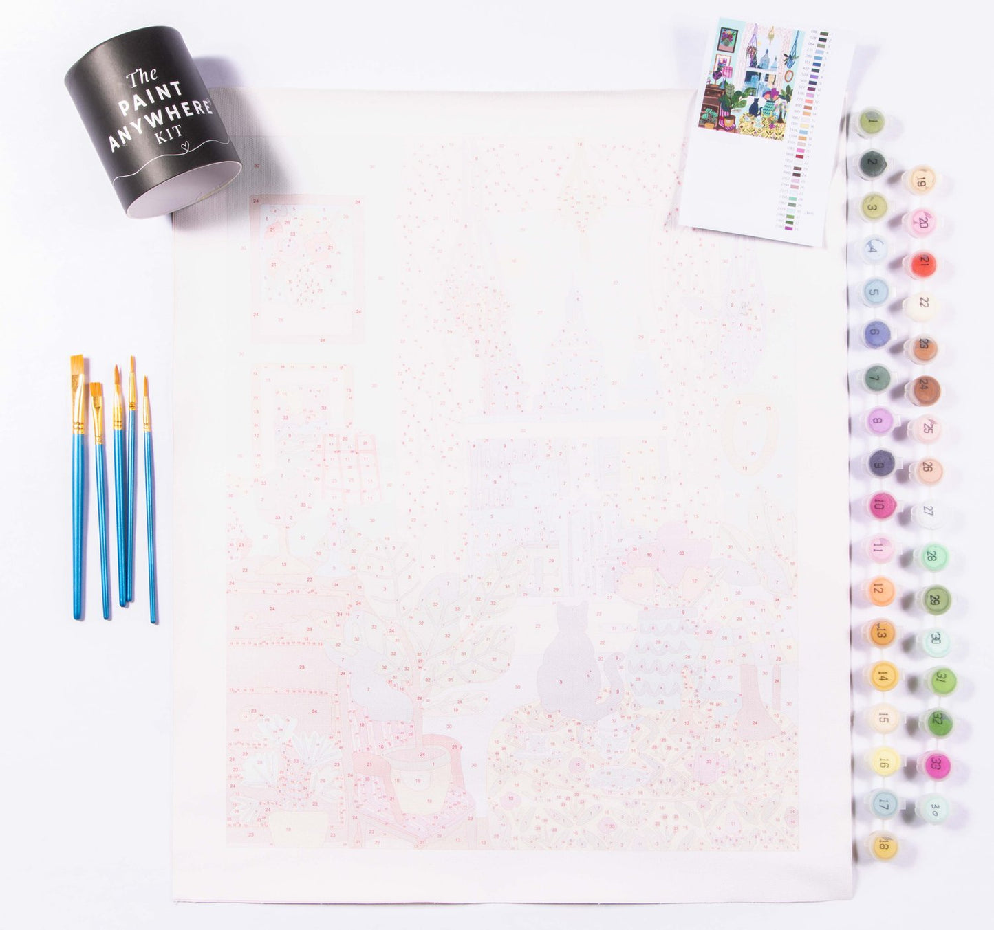 New York Apartment Paint-By-Numbers Kit