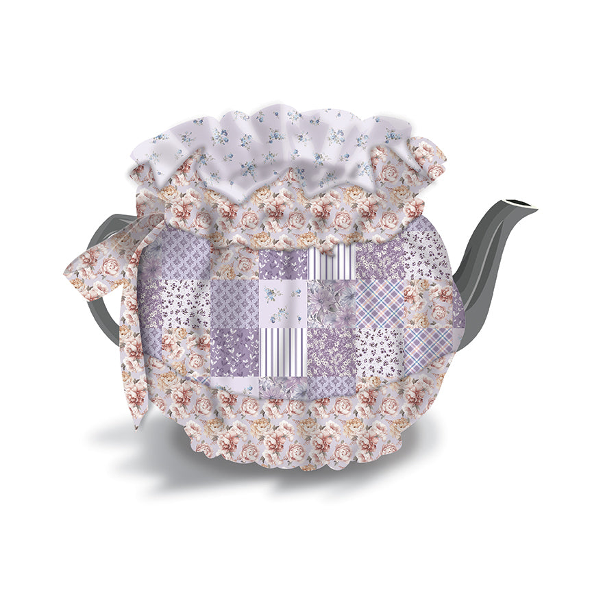 Daybreak on the Prairie Purple Tea Cozy Project Panel