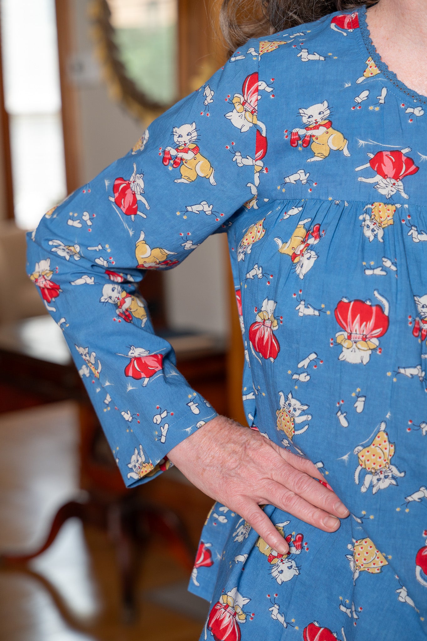 Kitten's Mittens Pajama Set