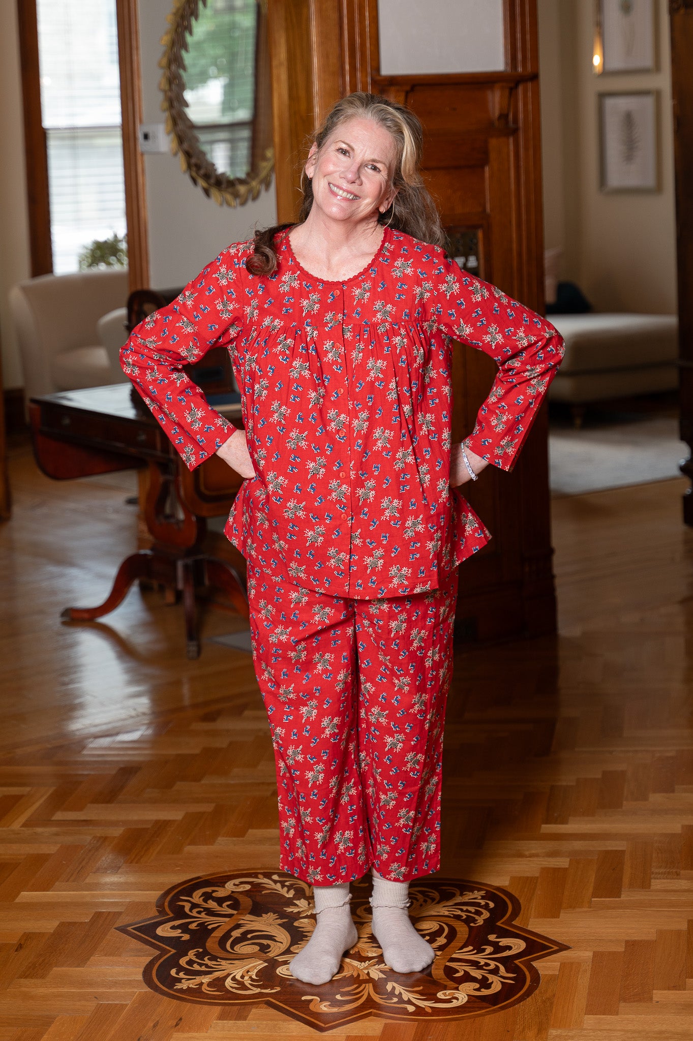 Dancing Reindeer Pajama Set
