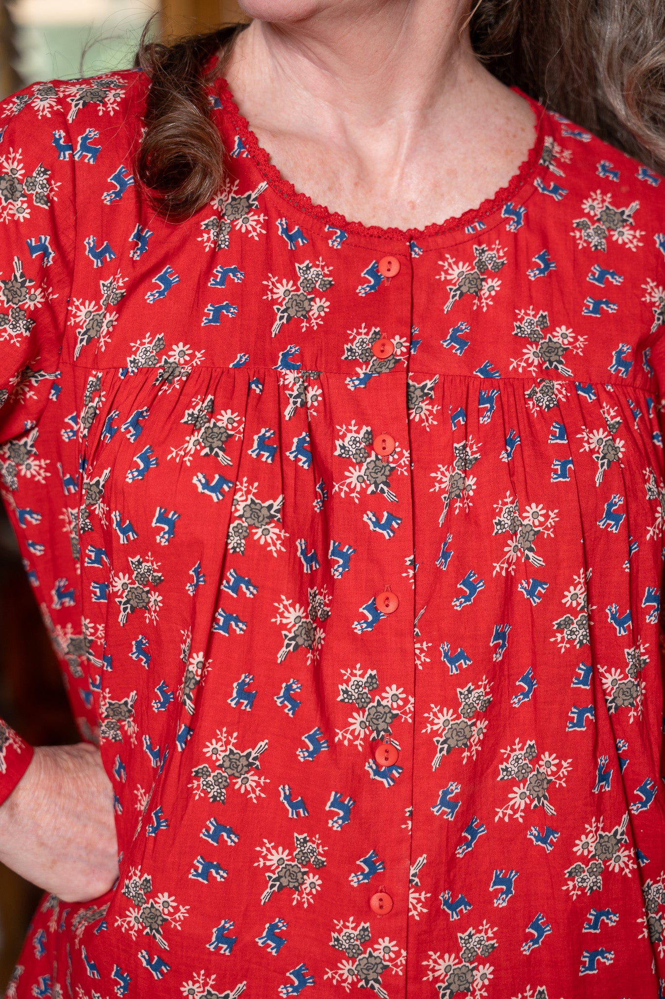 Dancing Reindeer Pajama Set