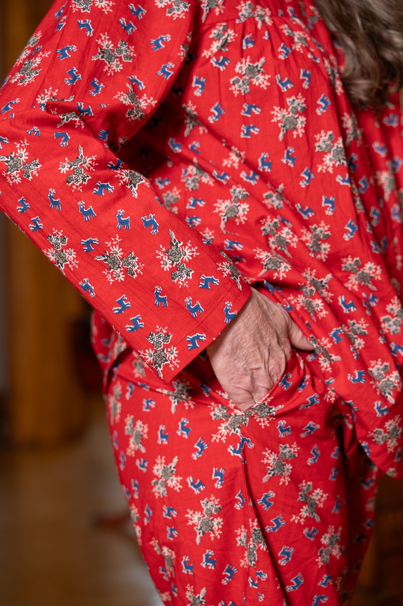 Dancing Reindeer Pajama Set