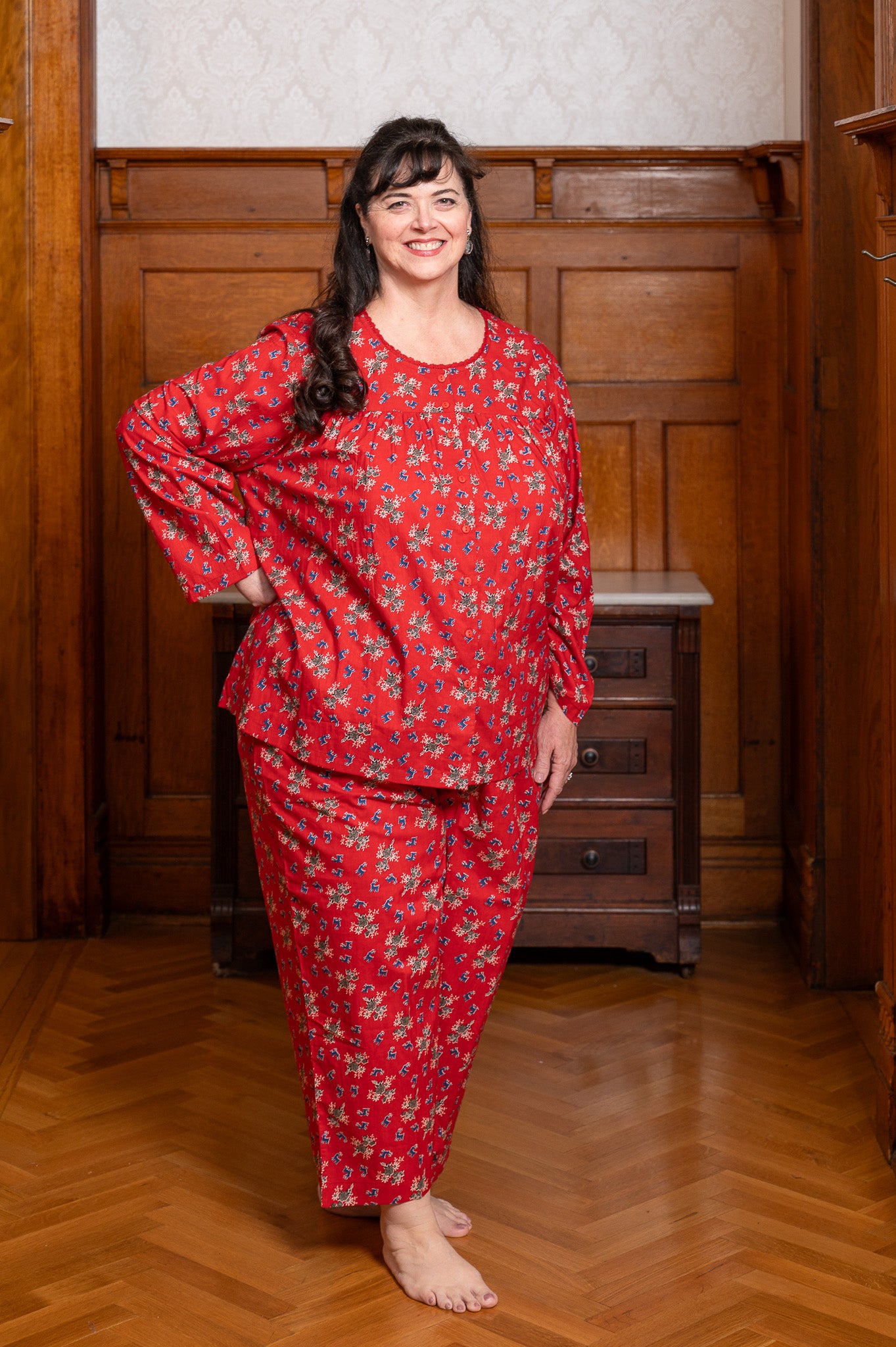 Dancing Reindeer Pajama Set