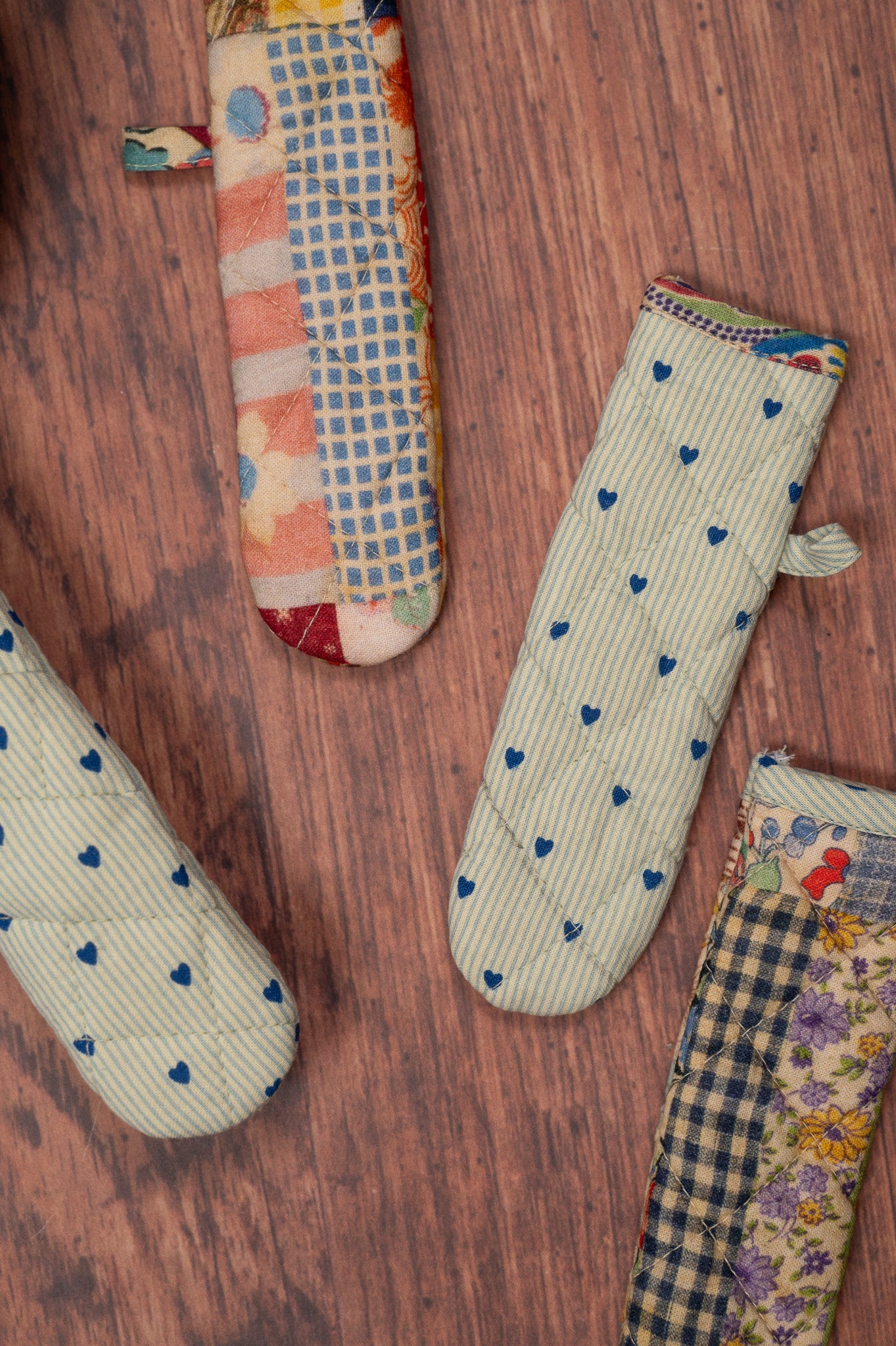 Patch Parade Skillet Handle Covers, Set of 4