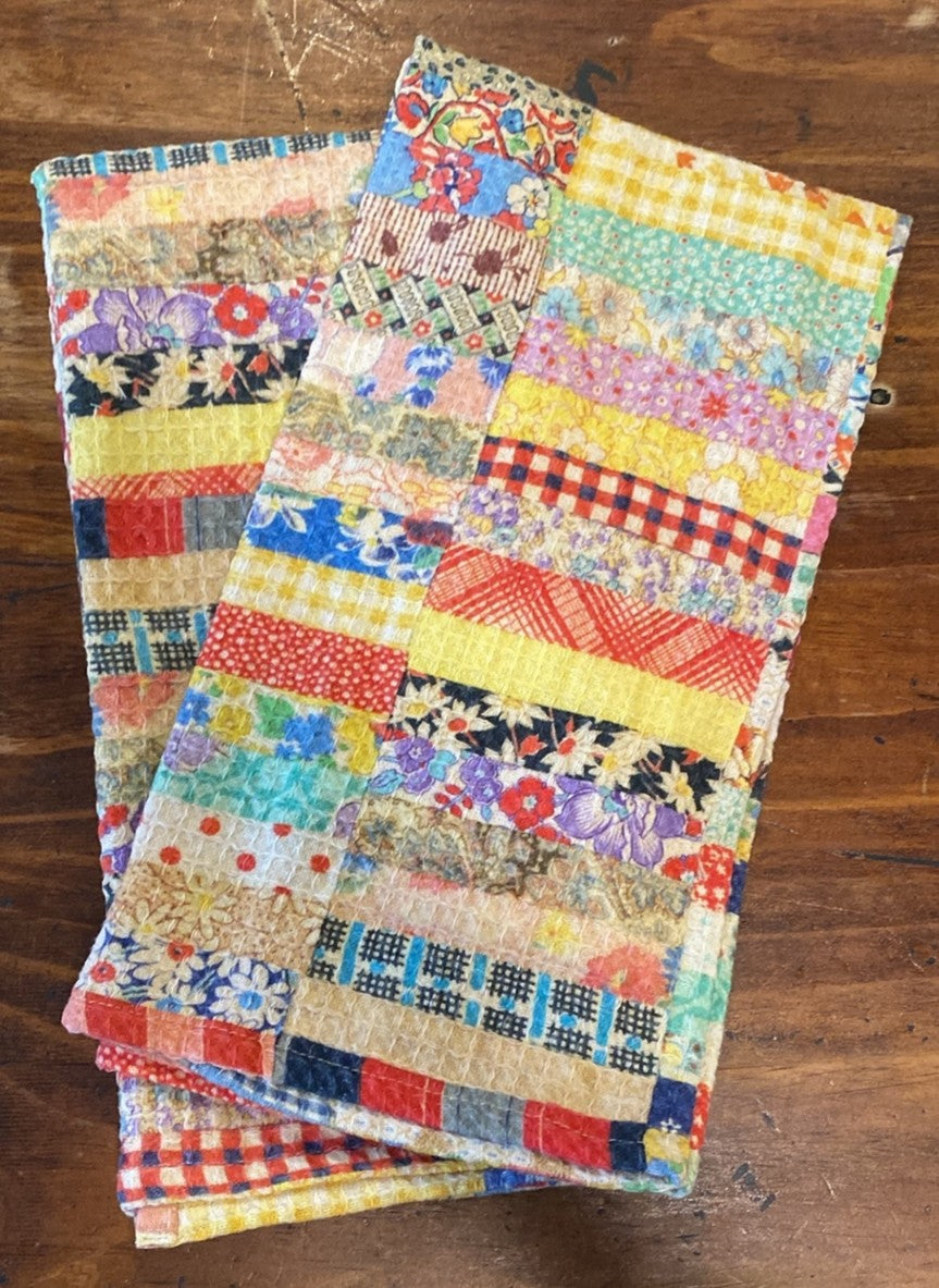 Patch Parade Tea Towel, Set of 2