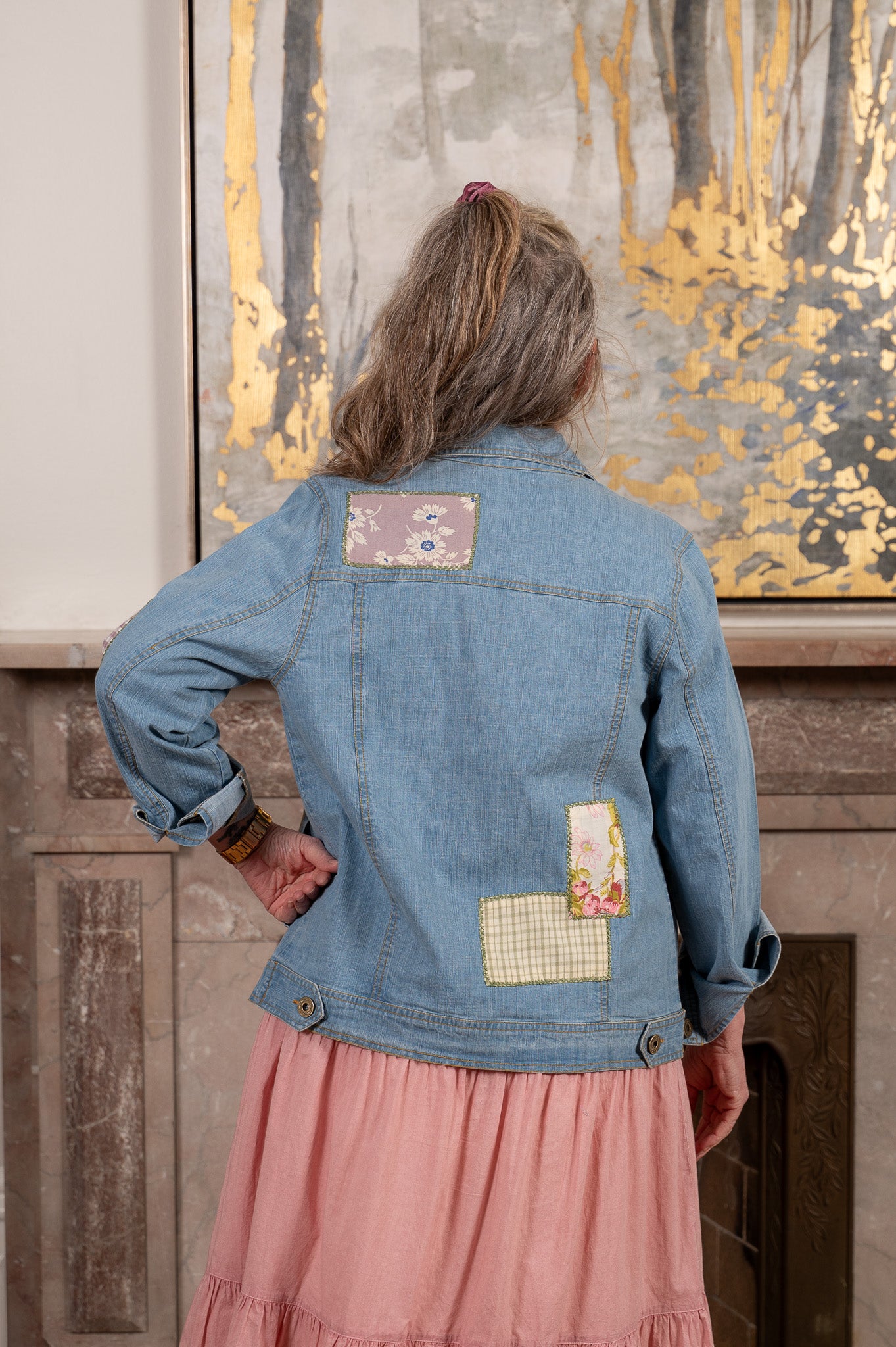 The Patchwork Wanderer Denim Jacket
