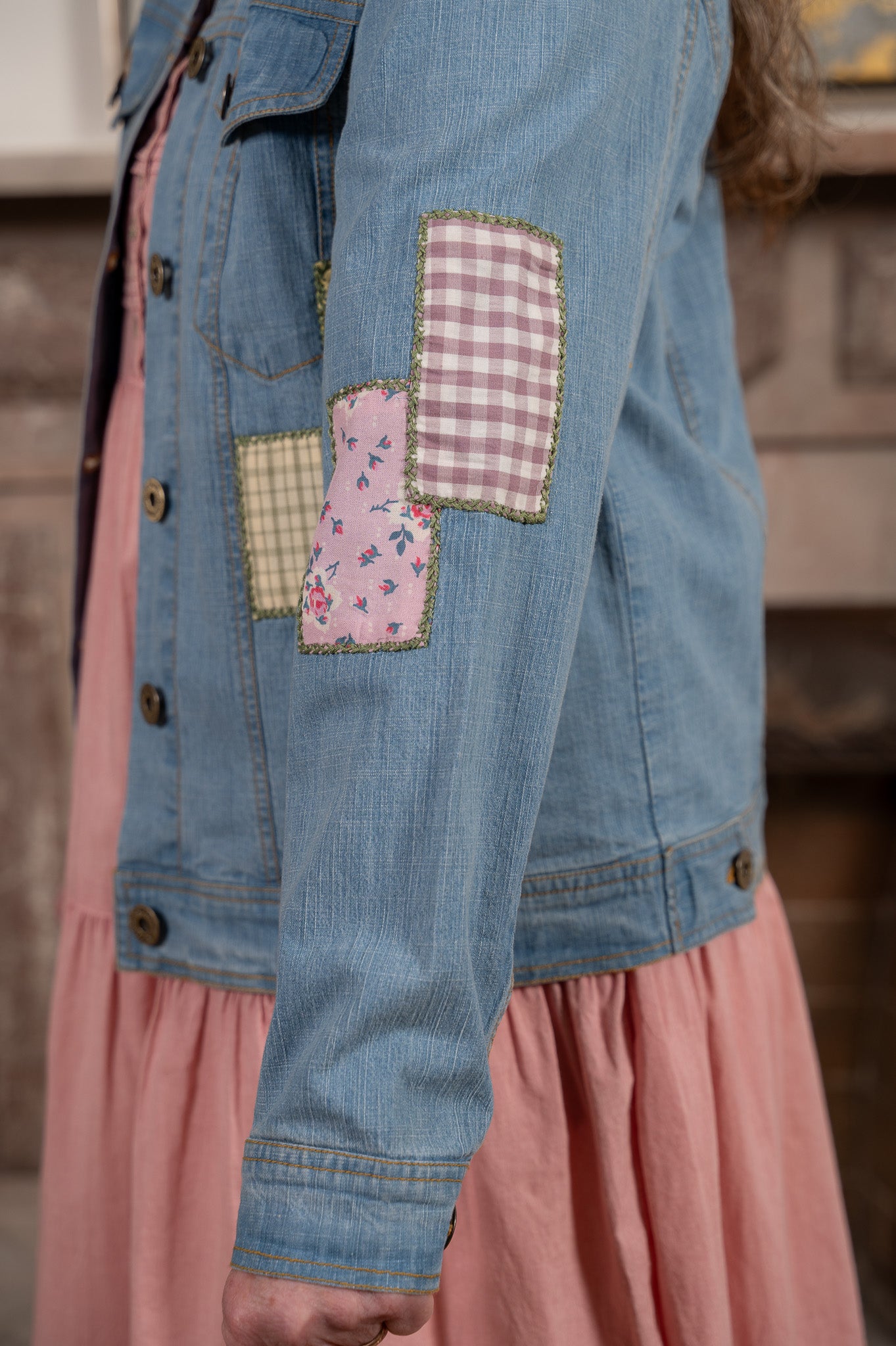 The Patchwork Wanderer Denim Jacket