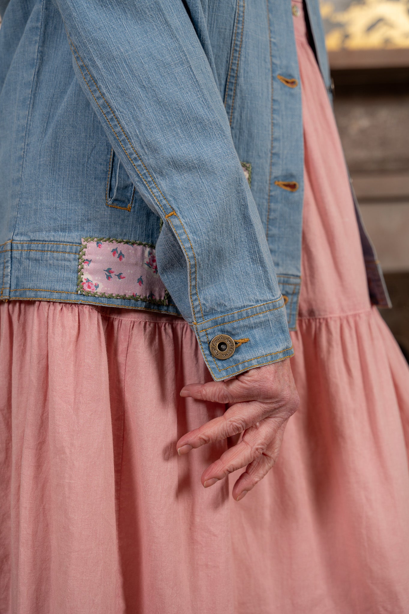 The Patchwork Wanderer Denim Jacket