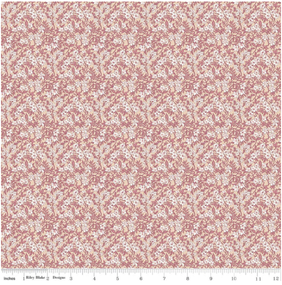 Daybreak on the Prairie Peach Spring Floral, Fabric by the Yard