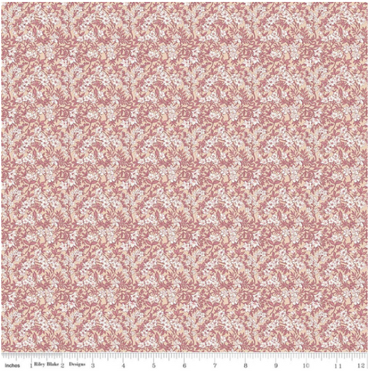Daybreak on the Prairie Peach Spring Floral, Fabric by the Yard