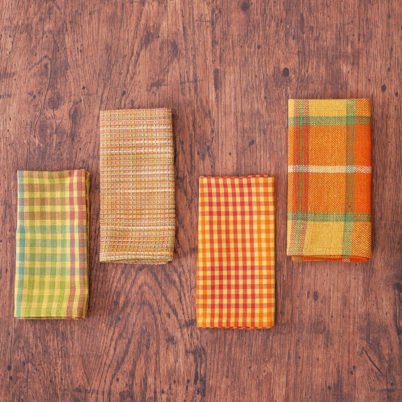Pepita Mixed Napkins, Set of 4