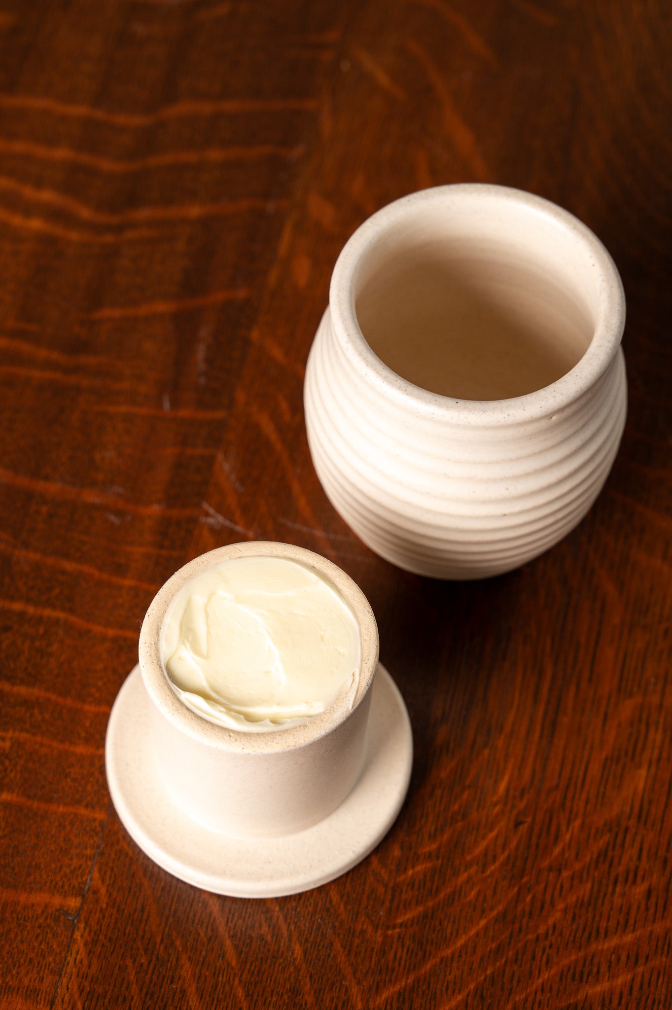 Prairie Linen Butter Crock