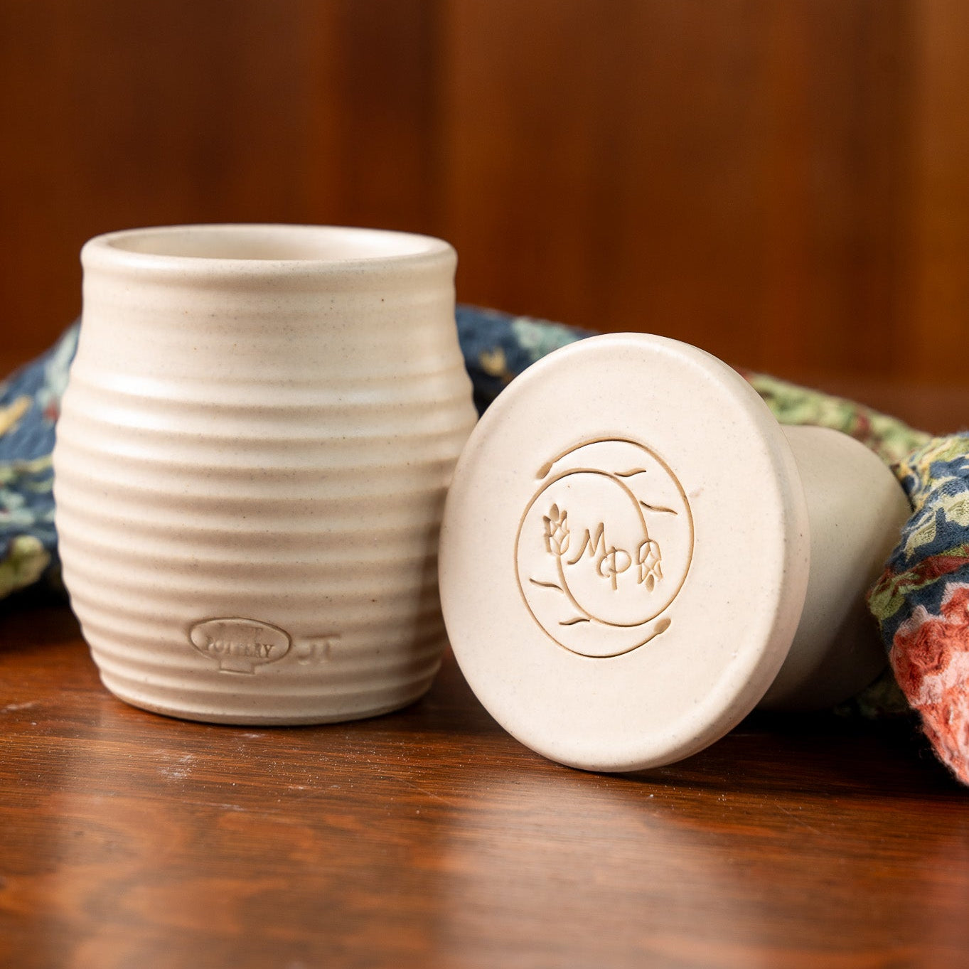 Prairie Linen Butter Crock