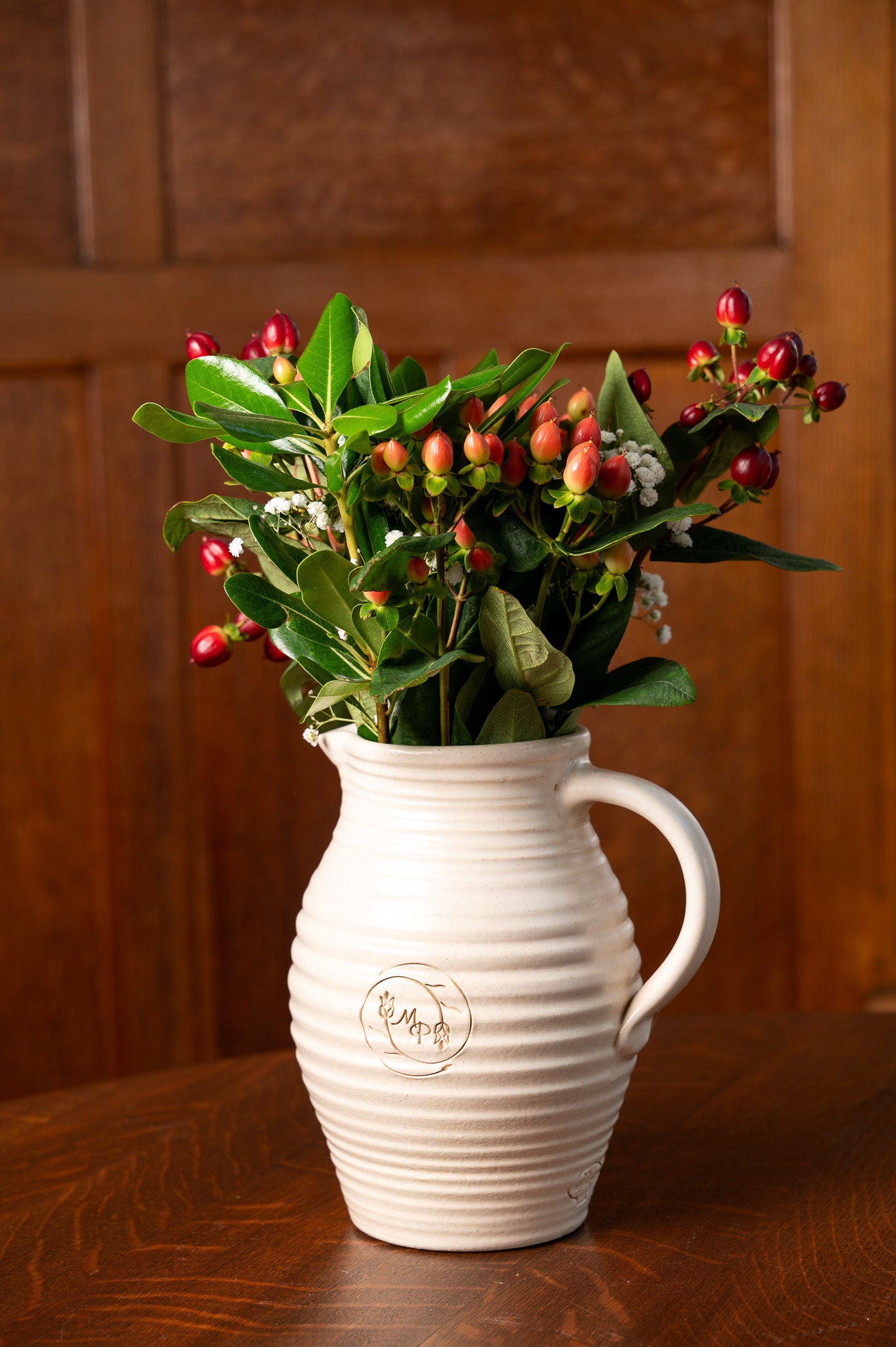 Modern Prairie Signature Impression Carafe in Prairie Linen