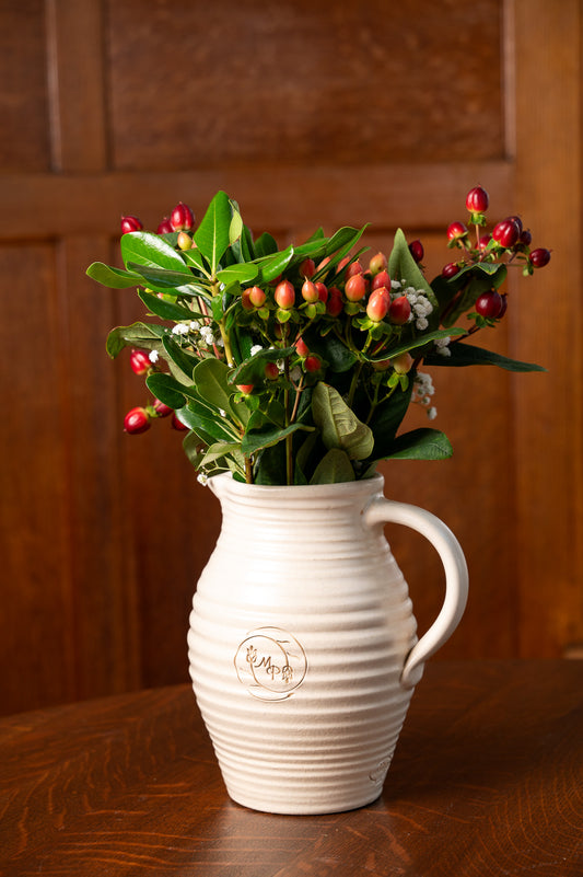 Modern Prairie Signature Impression Carafe in Prairie Linen