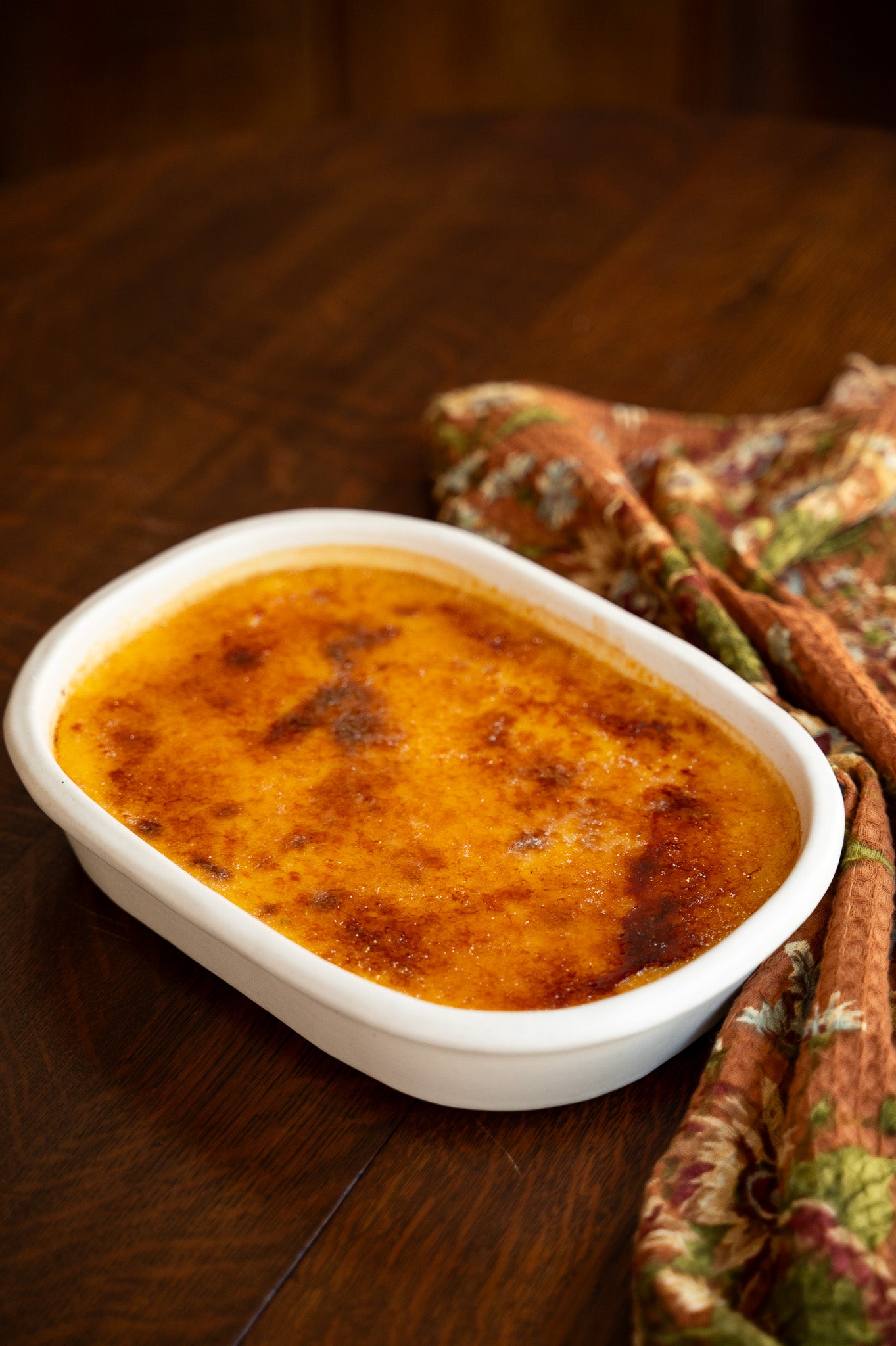 Prairie Linen Oval Casserole Dish