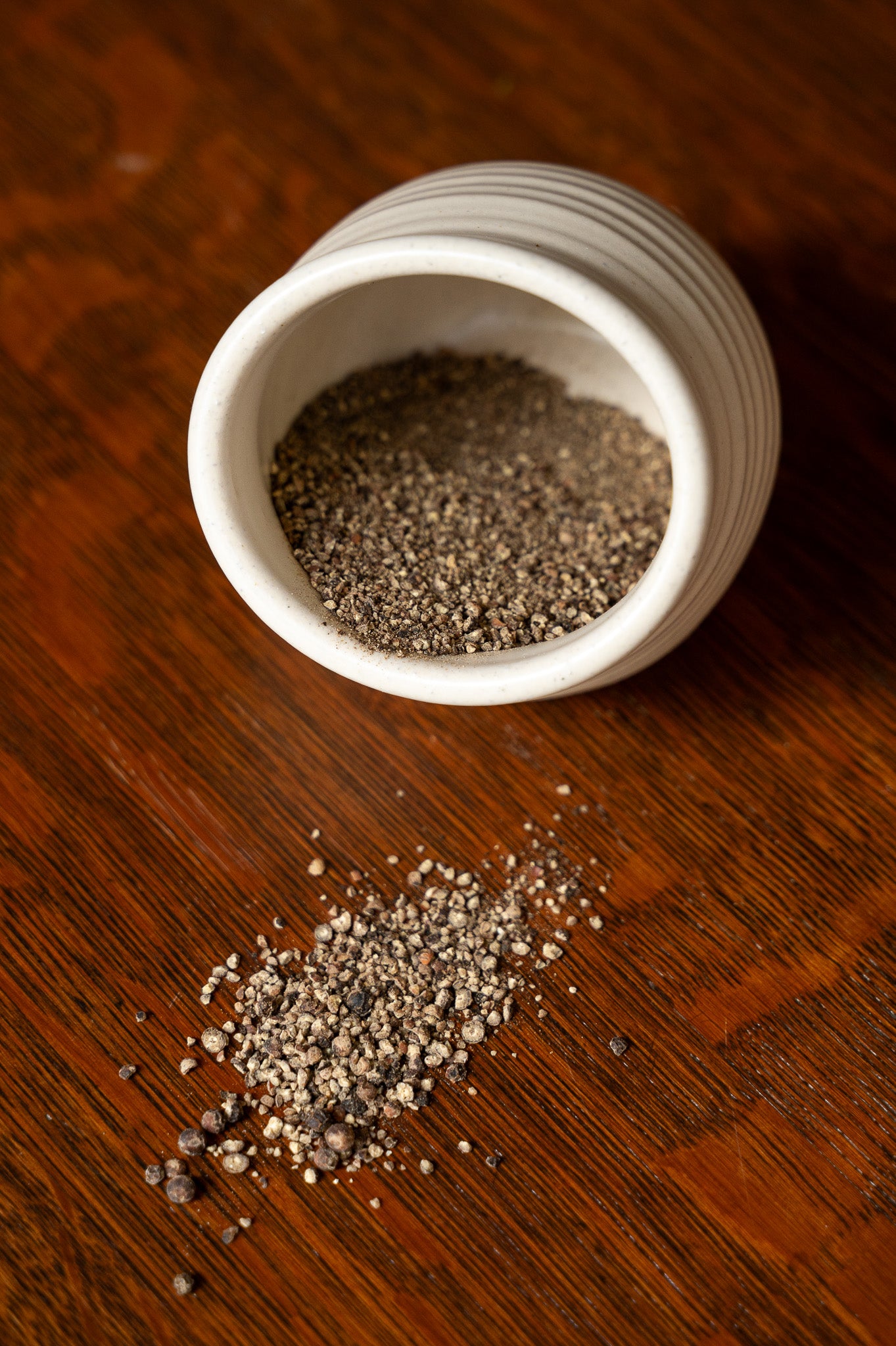 Prairie Linen Salt Cellar