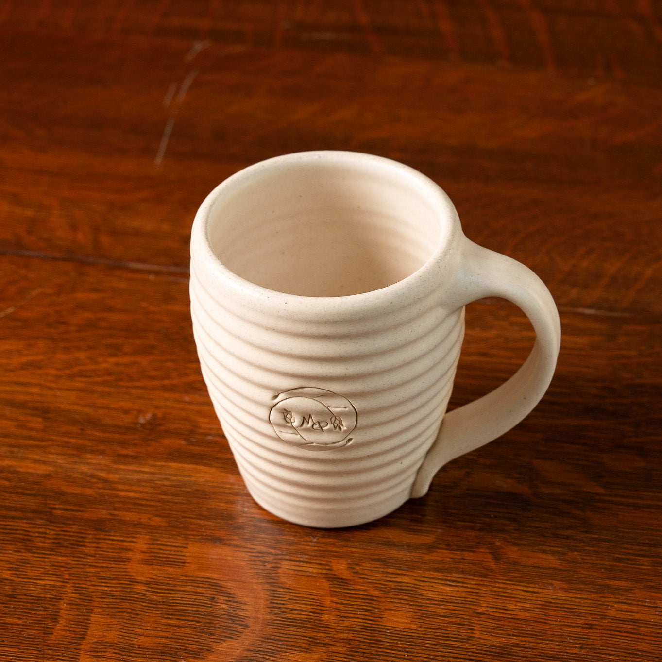 Modern Prairie Signature Impression Mug in Prairie Linen