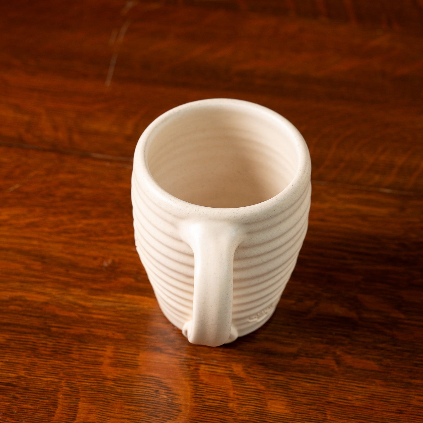 Modern Prairie Signature Impression Mug in Prairie Linen