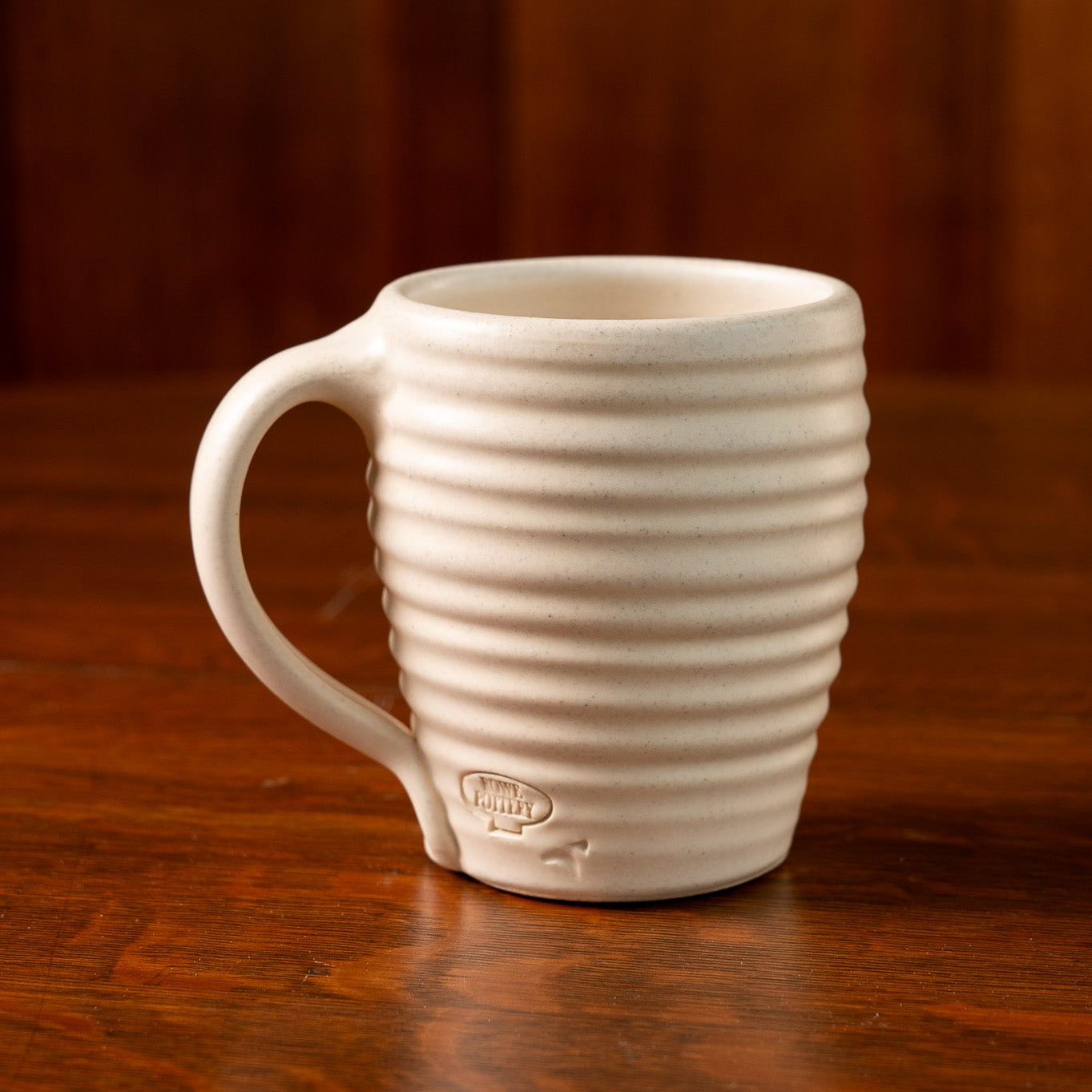 Modern Prairie Signature Impression Mug in Prairie Linen