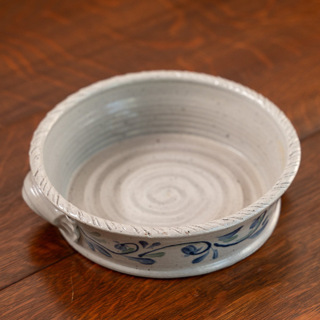 Prairie Floral Quiche Dish