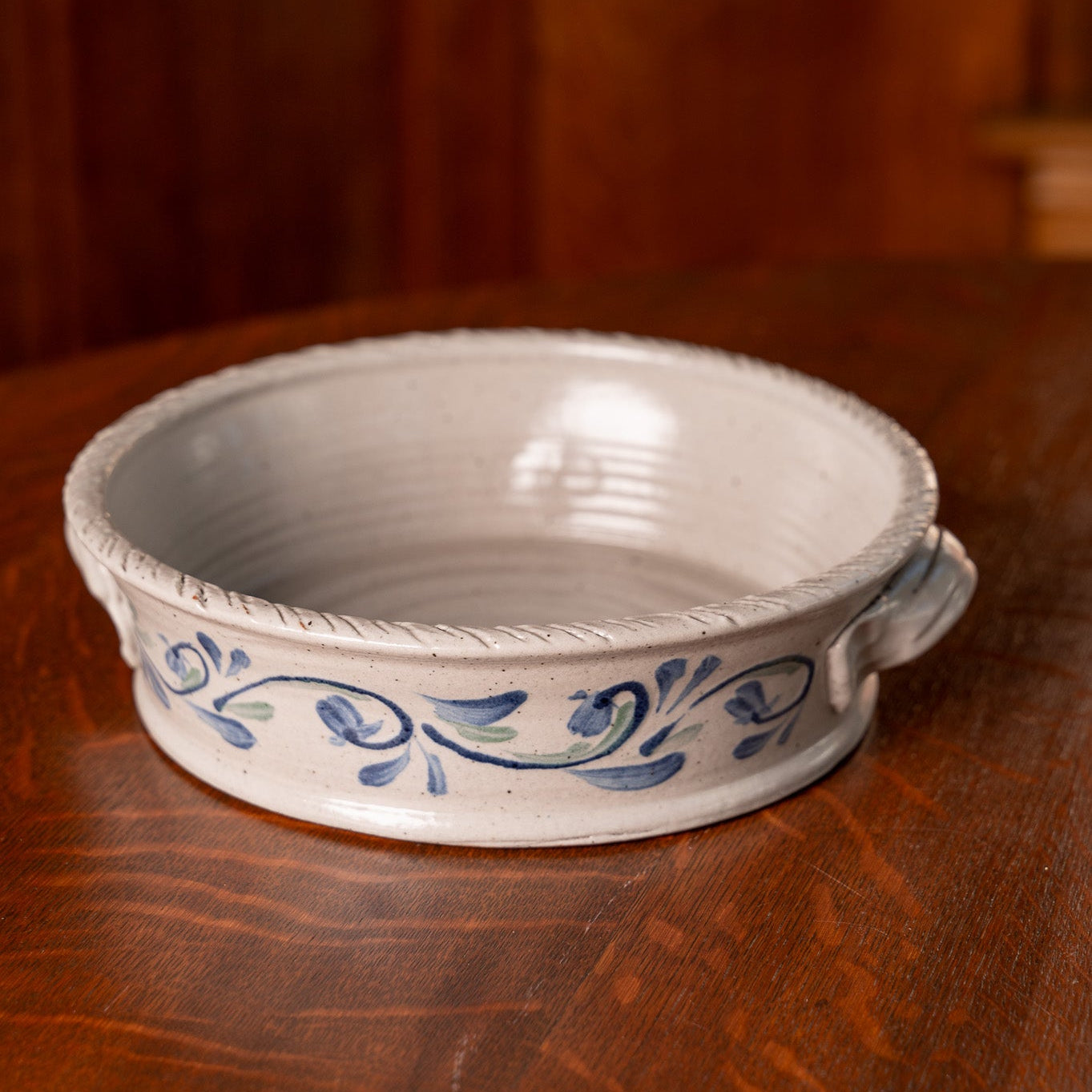 Prairie Floral Quiche Dish