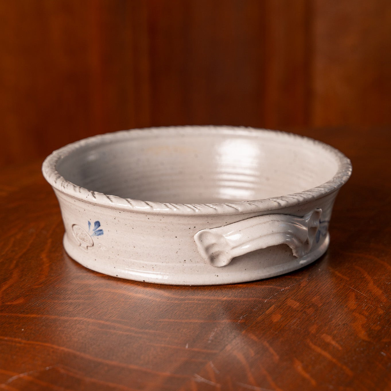 Prairie Floral Quiche Dish