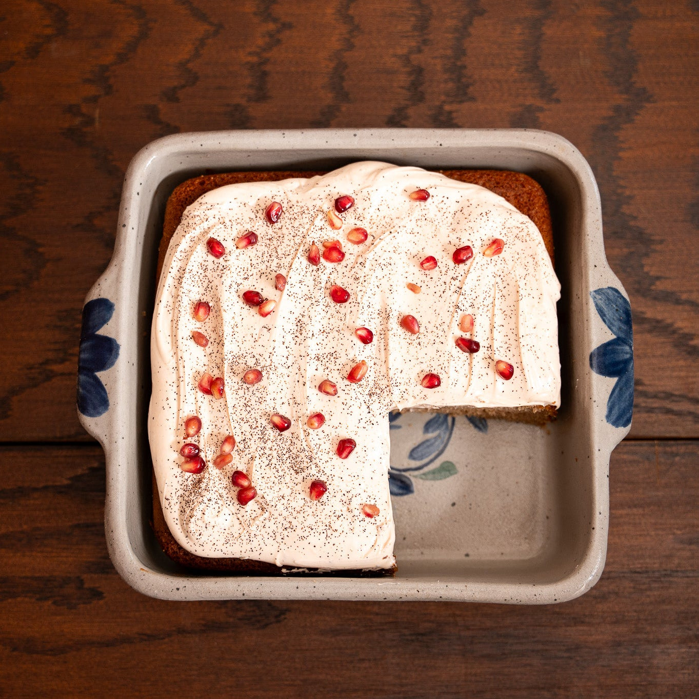 Prairie Floral Square Baker