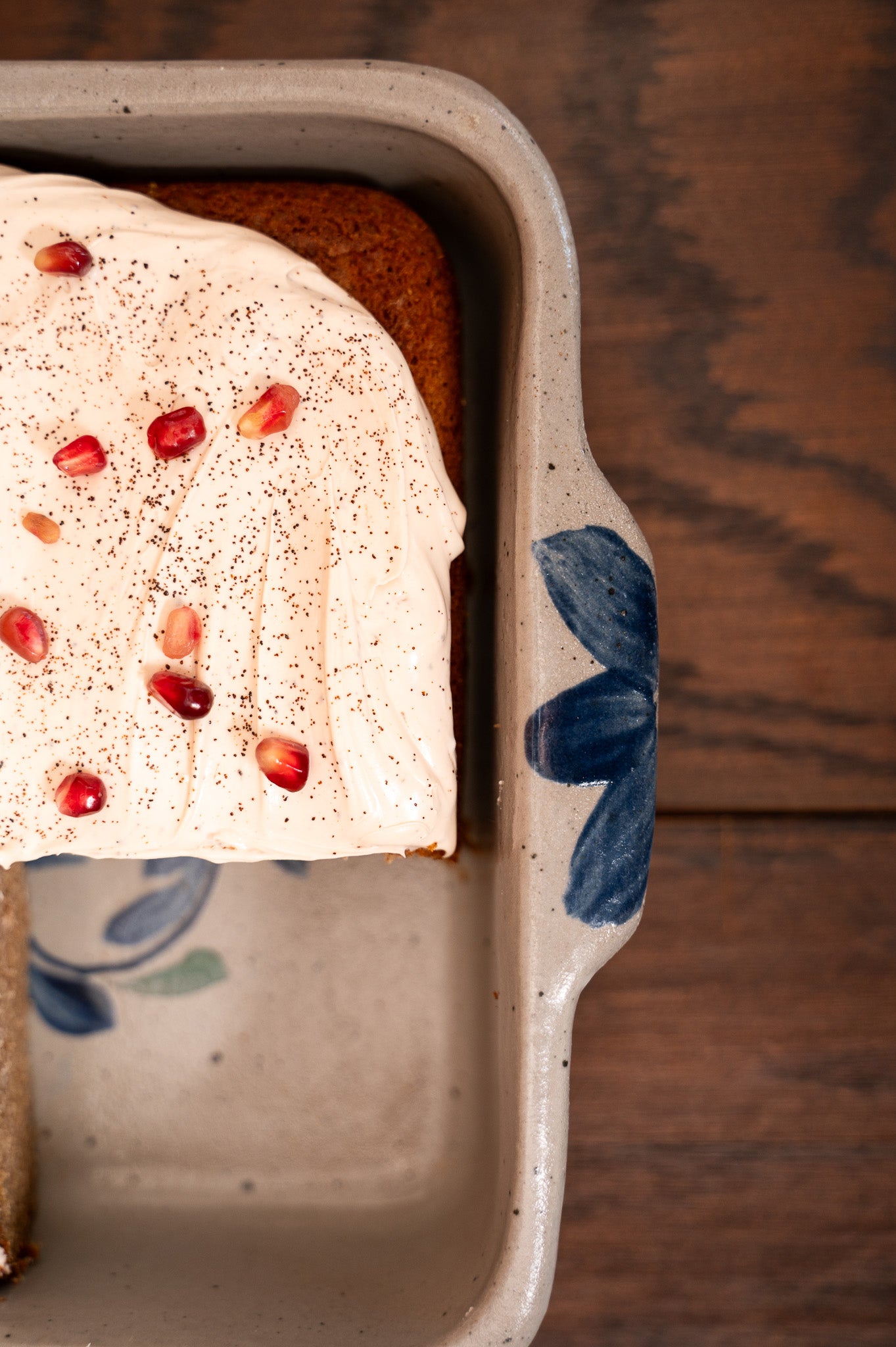 Prairie Floral Square Baker