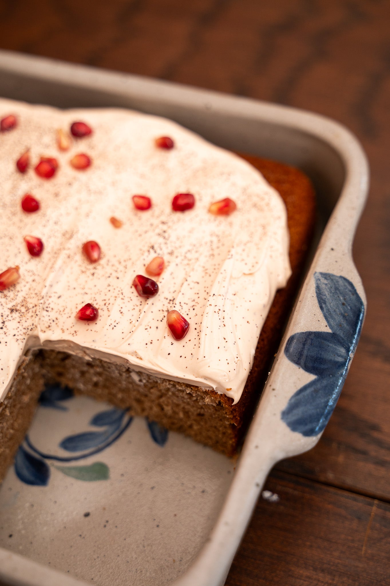 Prairie Floral Square Baker