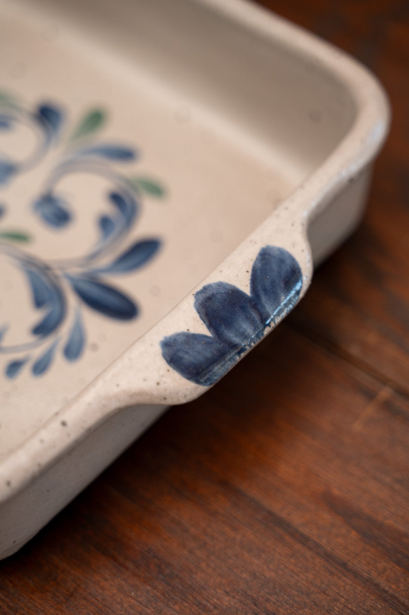 Prairie Floral Square Baker