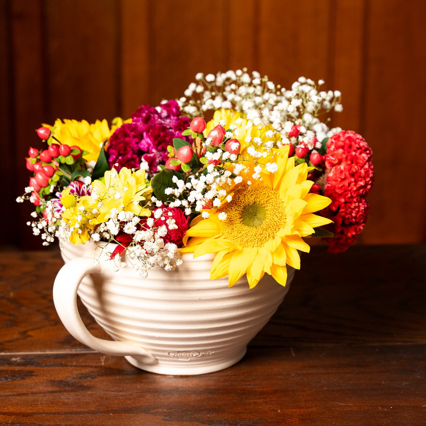 Prairie Linen Ridges Batter Bowl
