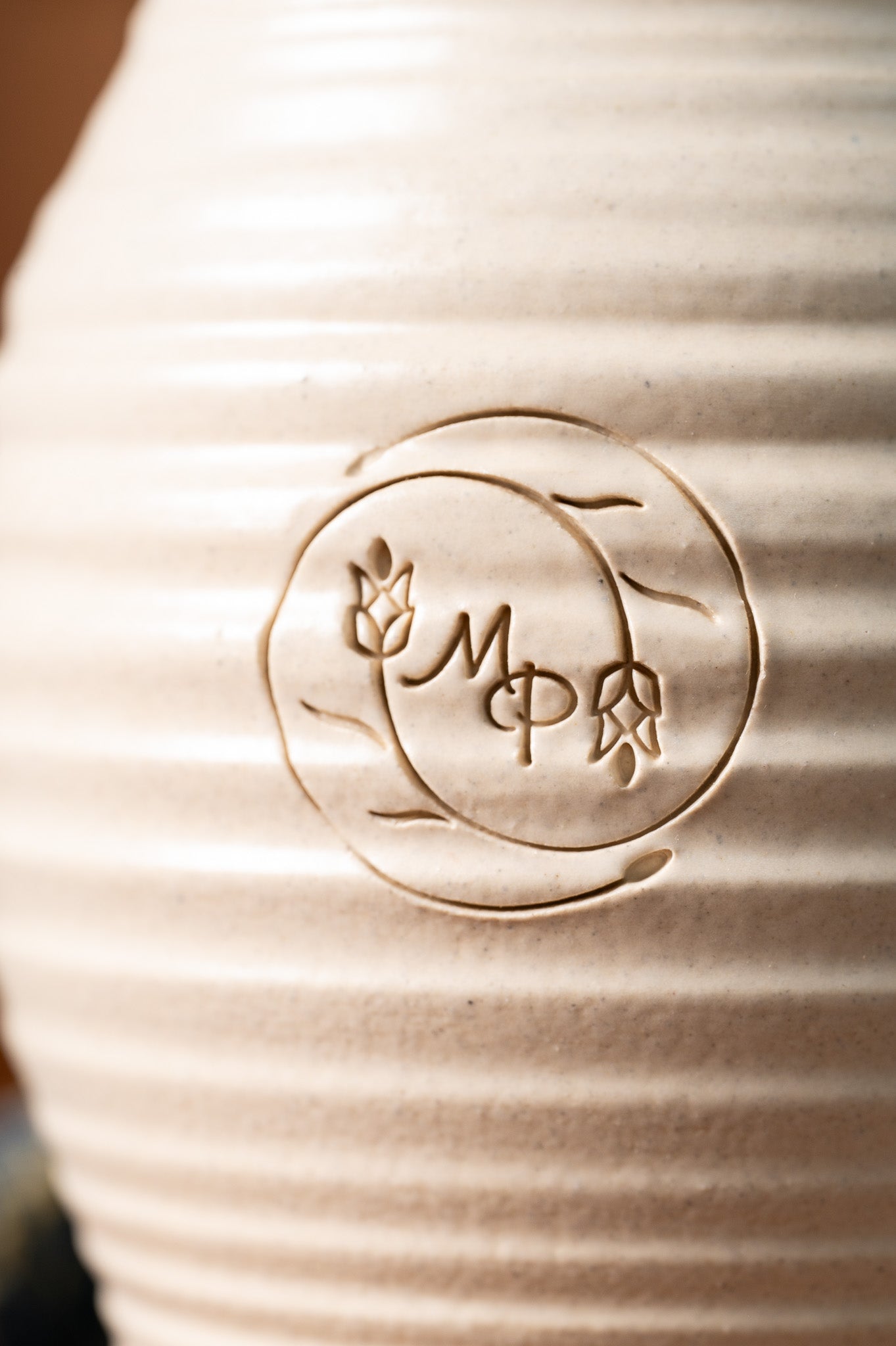 Modern Prairie Signature Impression Carafe in Prairie Linen