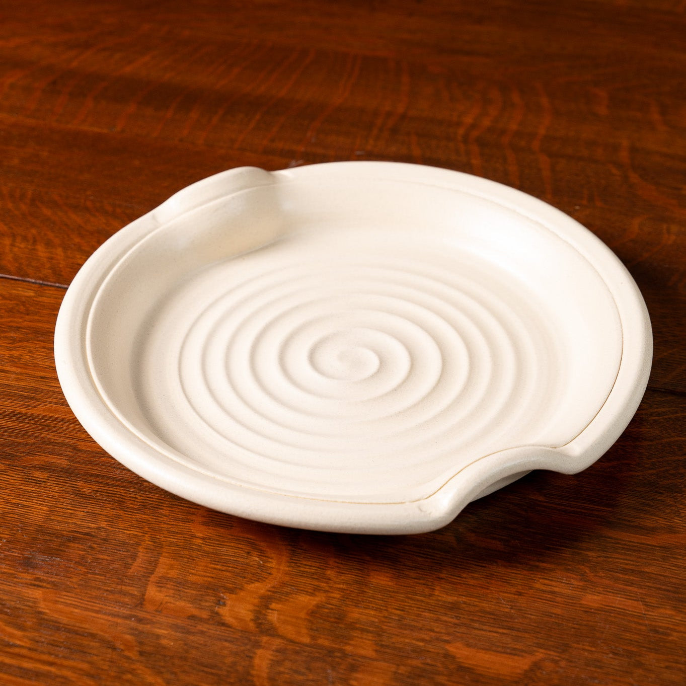 Prairie Linen Ceramic Handled Serving Platter