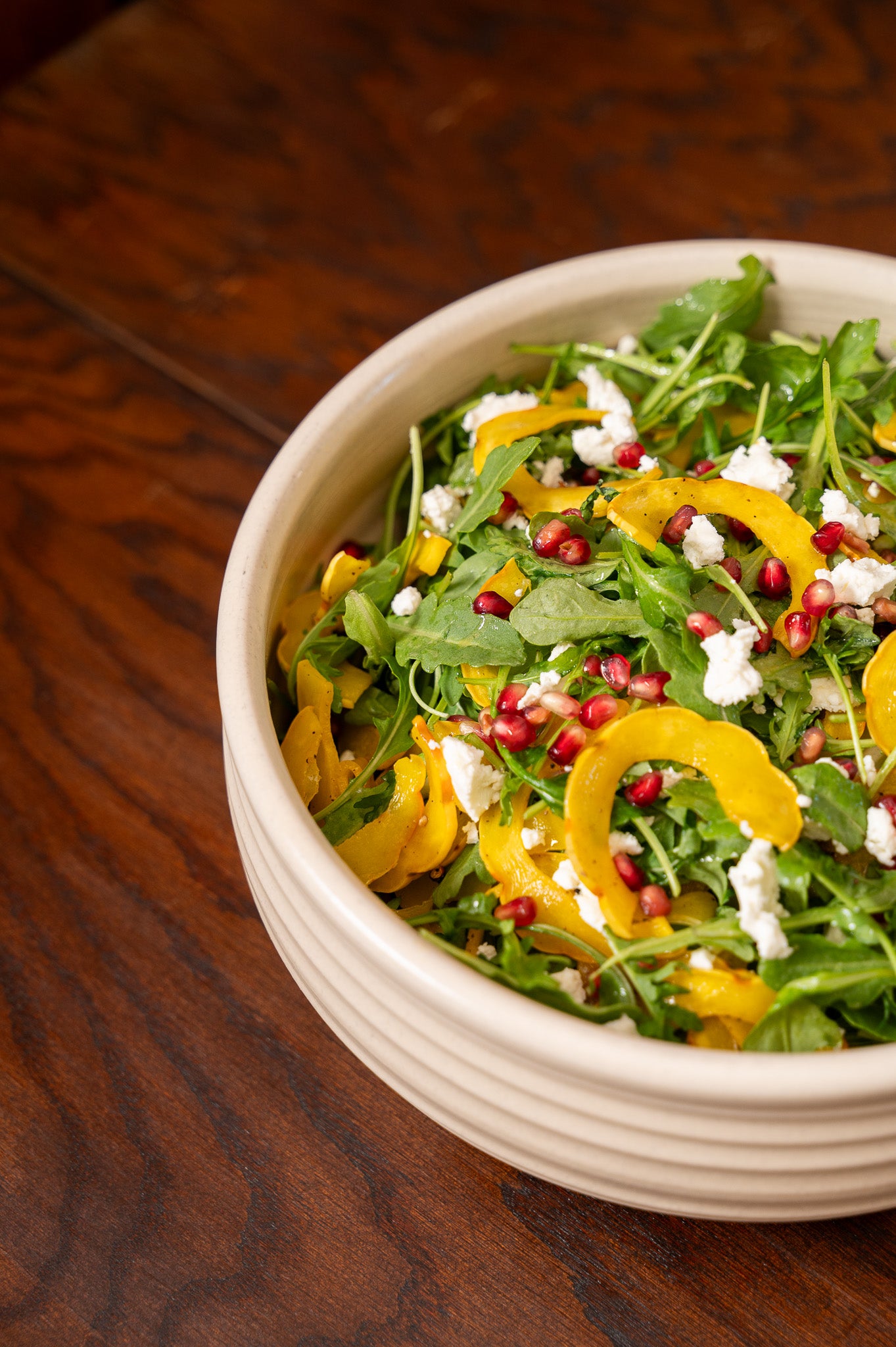 Prairie Linen Ridges Serving Bowl