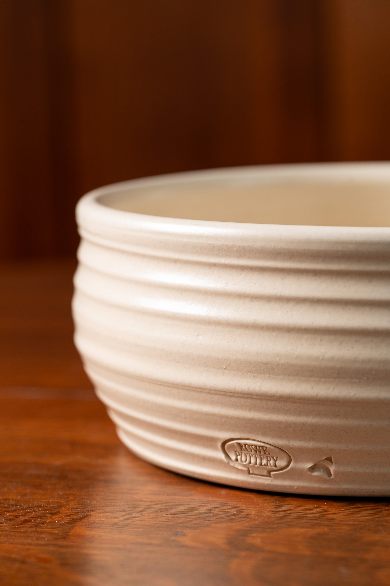 Prairie Linen Ridges Serving Bowl