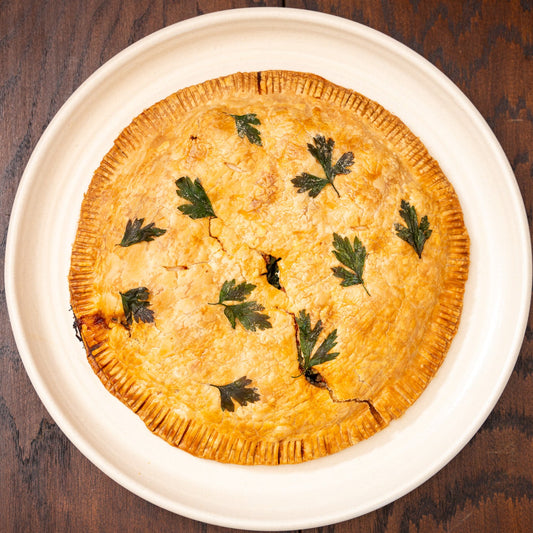 Prairie Linen Large Ridges Platter