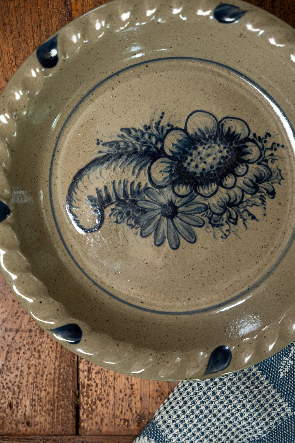 Autumn Memories Ceramic Pie Plate