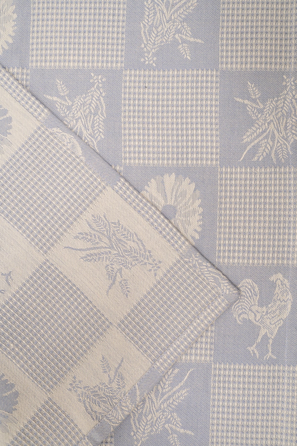 Prairie Kitchen Jacquard Tea Towels in Cool, Set of 3