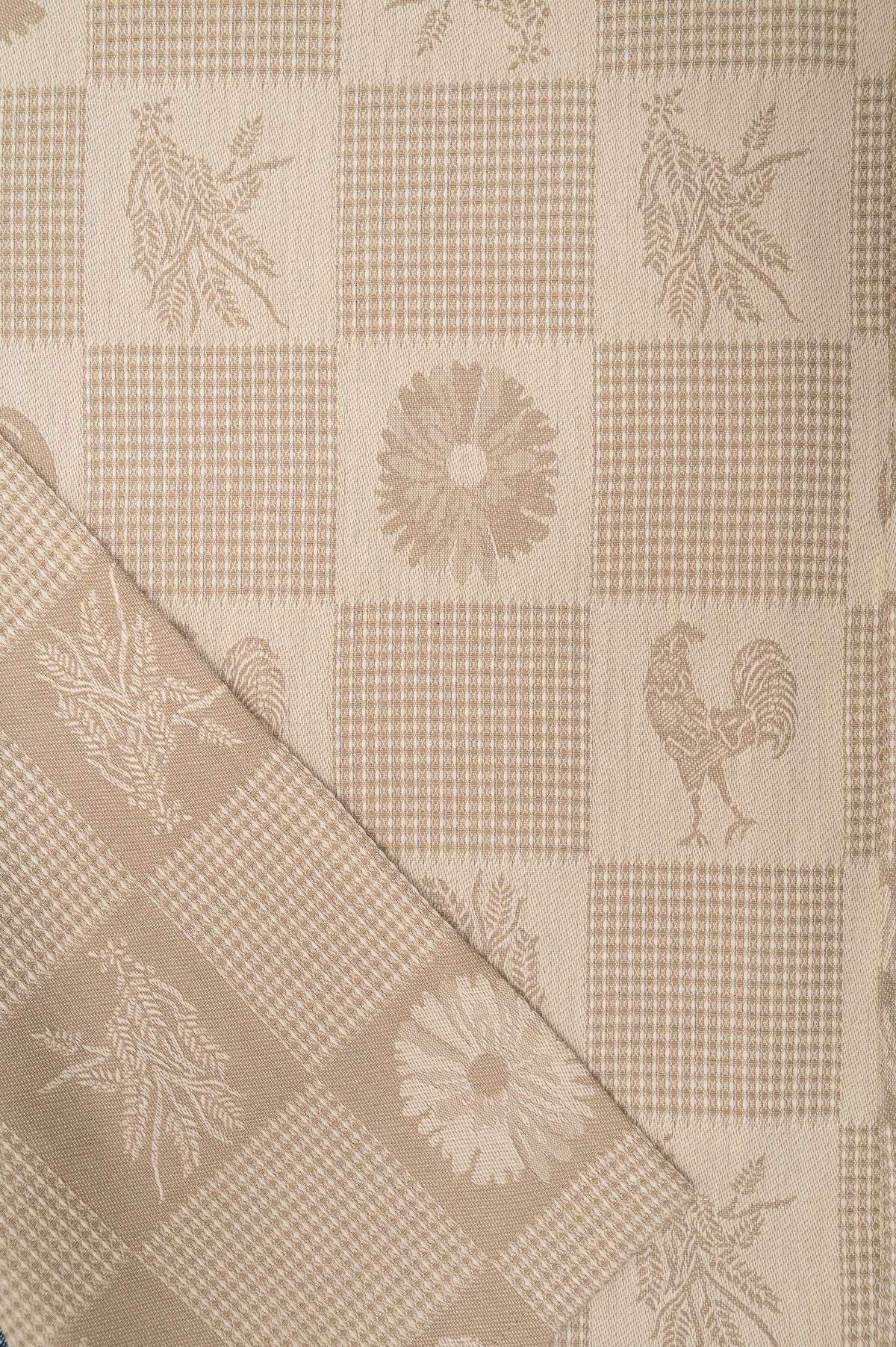 Prairie Kitchen Jacquard Tea Towels in Cool, Set of 3