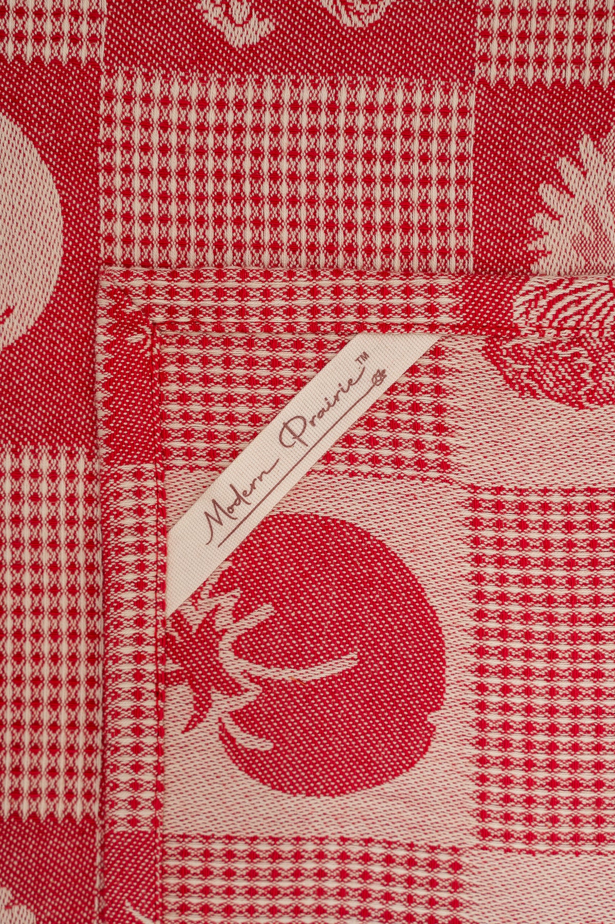 Prairie Kitchen Jacquard Tea Towel in Warm, Set of 3