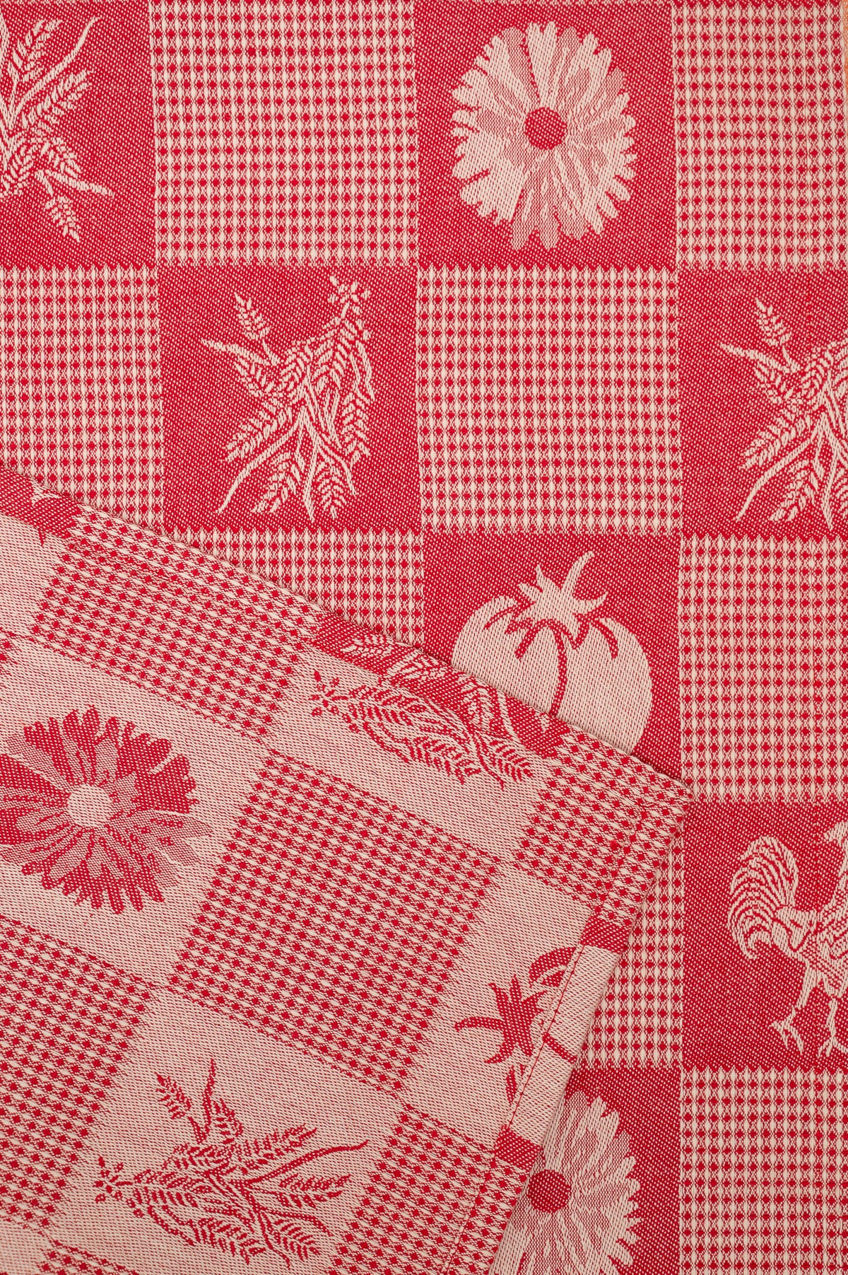 Prairie Kitchen Jacquard Tea Towel in Warm, Set of 3