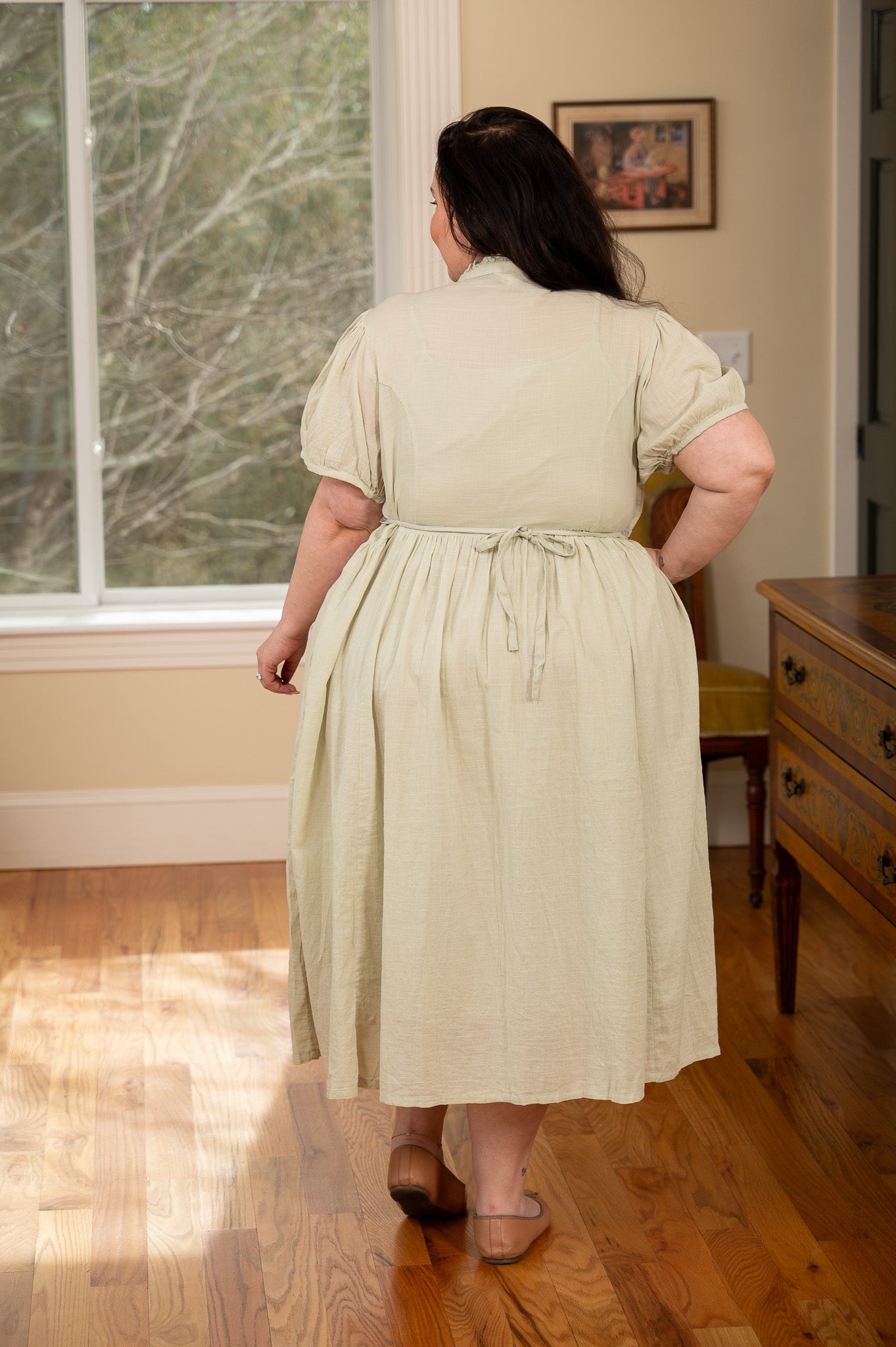 Pride and Prejudice Dress | Button Down Cotton Dress